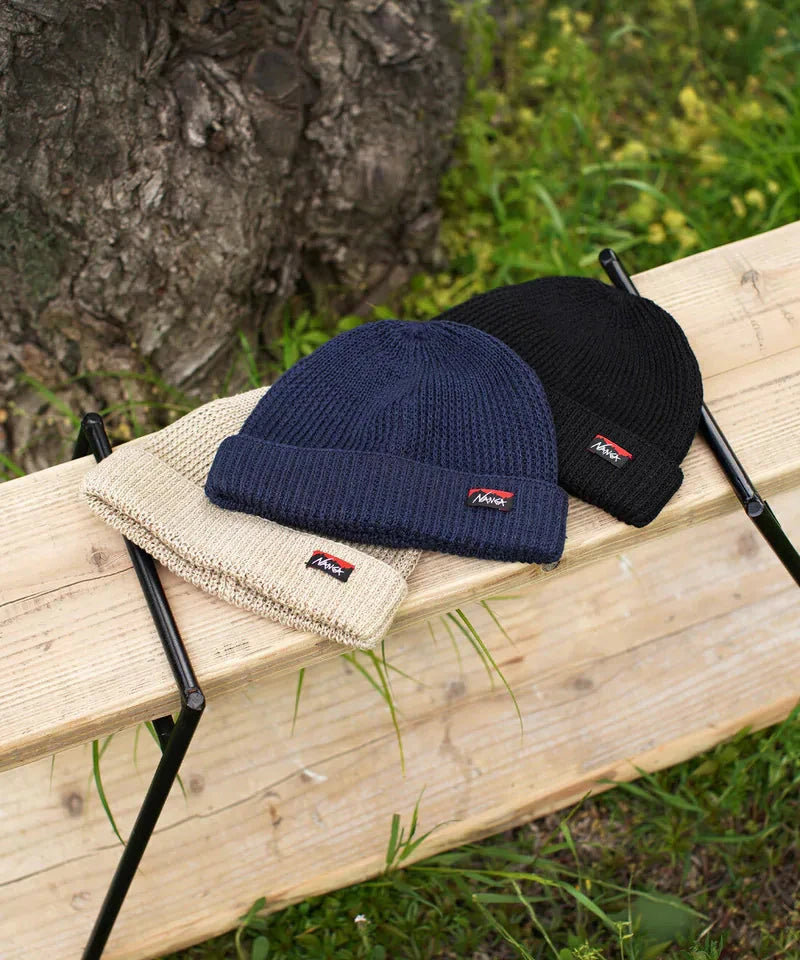 Nanga X Clef linen beannie NAC035 Black one size 
