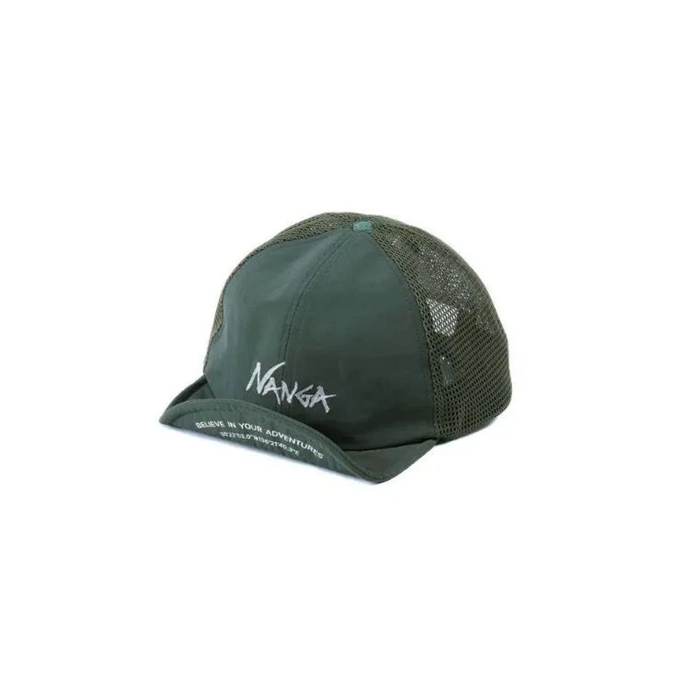 Nanga X Clef mesh cap NAC036 Khaki one size 