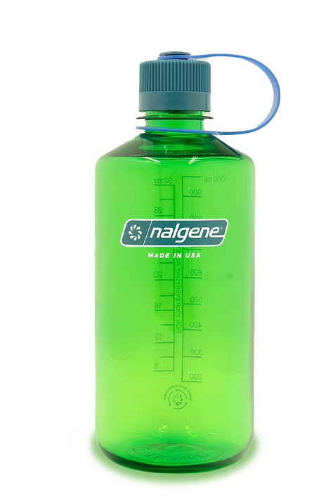 Nalgene 32oz Narrow Mouth Sustain Water Bottle Parrot Green 