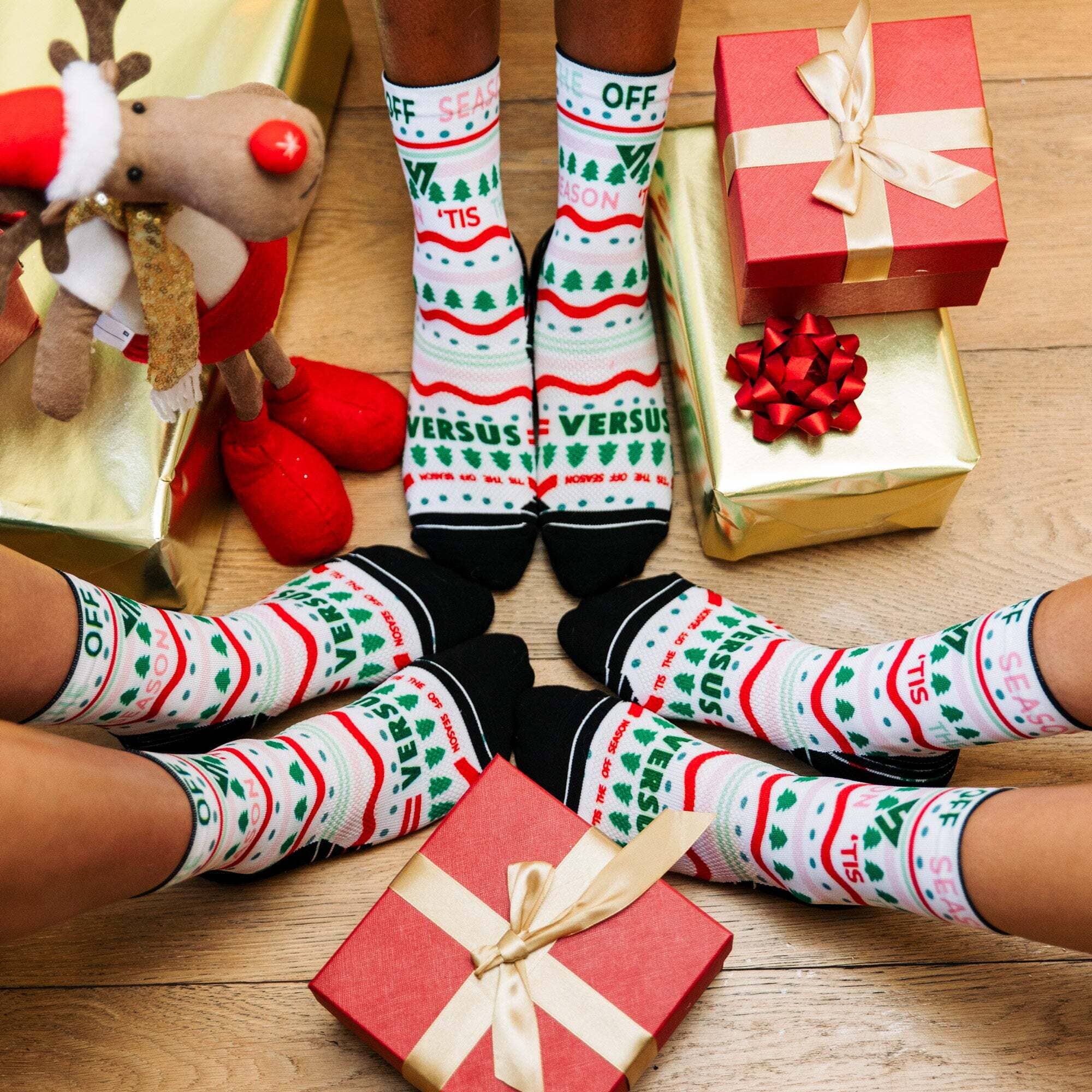 Versus Tis The Off Season Active Crew Socks 