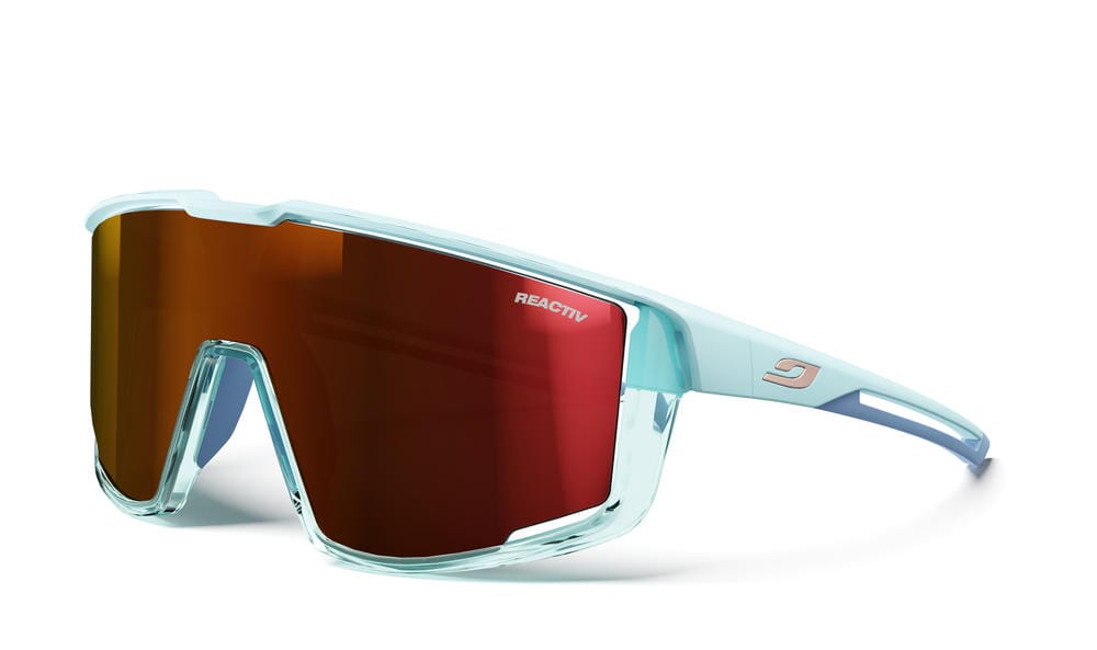 Julbo Fury Photochromic Sunglasses Translucent Light Blue / Light Blue Reactiv 0-3 HC One Size