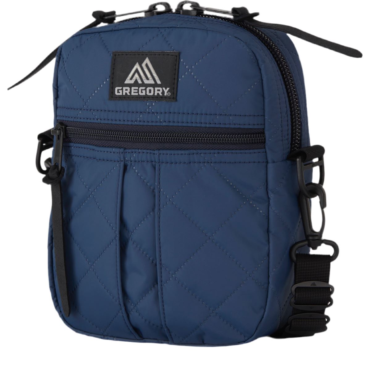 Gregory Quick Pocket L Messenger Bag Navy Quilted 