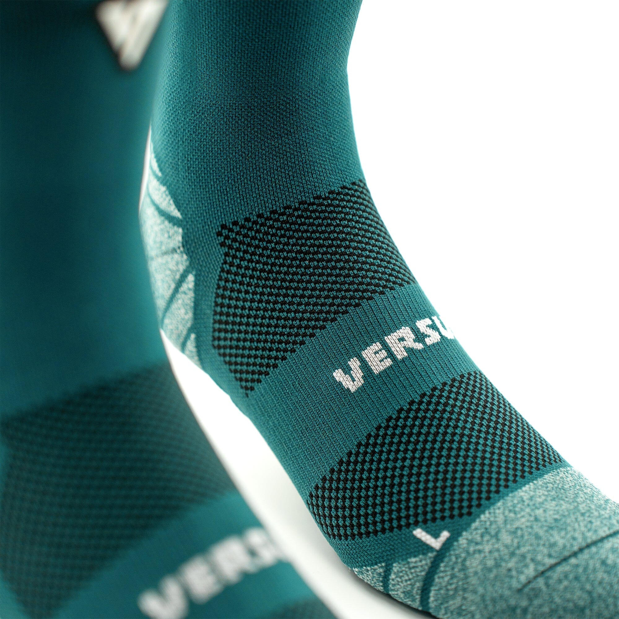 Versus Classic Teal Active Crew Tab Socks 