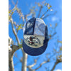 CACHALOT cycleworks JKR・BECKY Linen Hand Paint Jet Cap – Blue