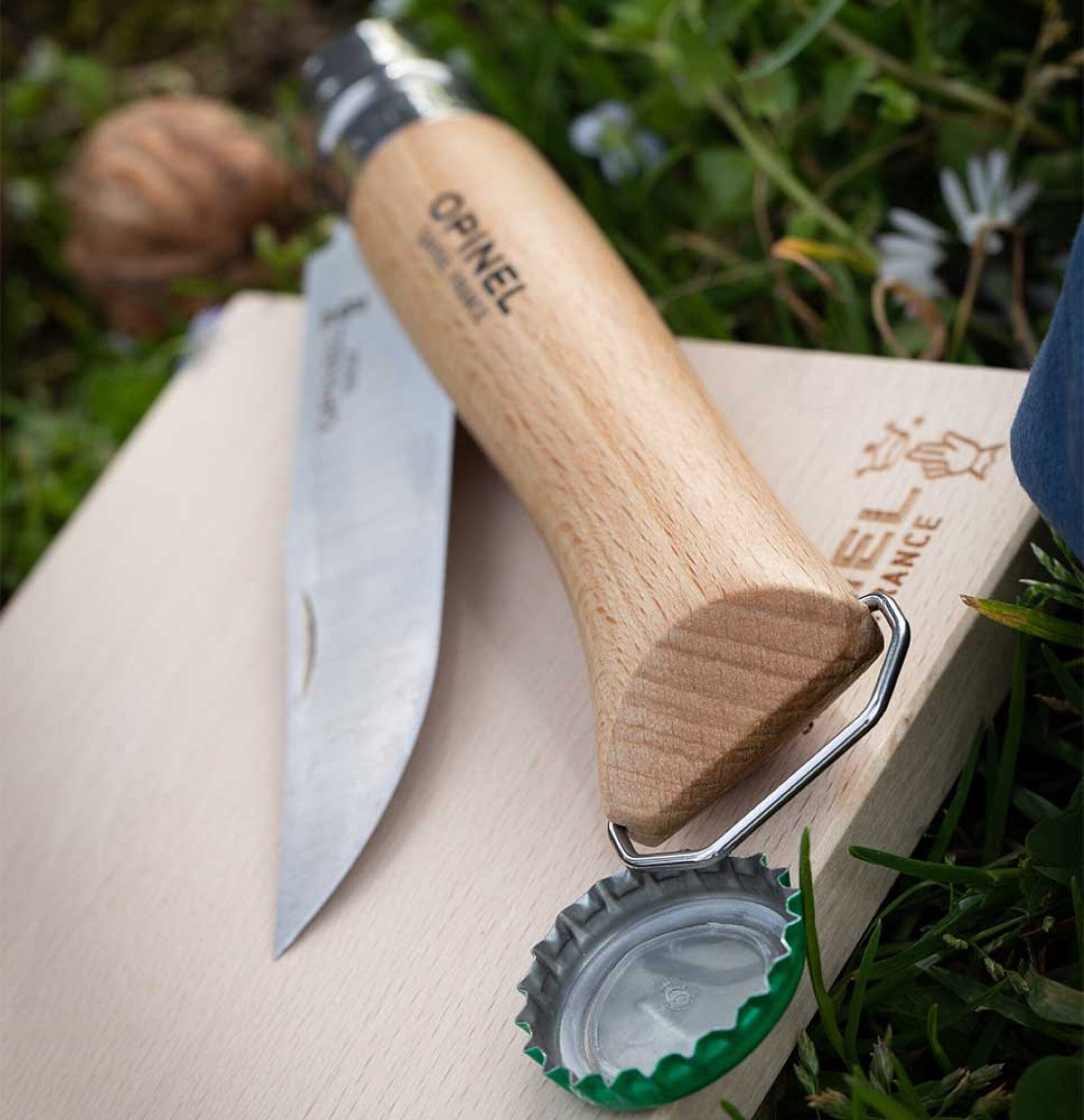 Opinel Pocket Knife N°10 Corkscrew Bottle Opener 