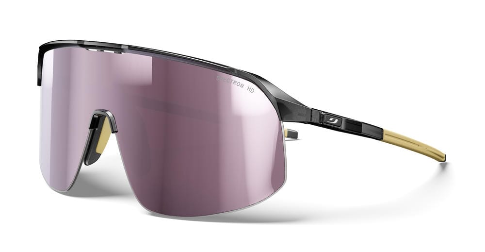 Julbo Density Sunglasses SHINY TRANSLUCENT - Black / Light Brown SP3CF One Size