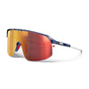 Julbo Density Sunglasses SHINY TRANSLUCENT - Dark Blue / White / Red SP3CF One Size