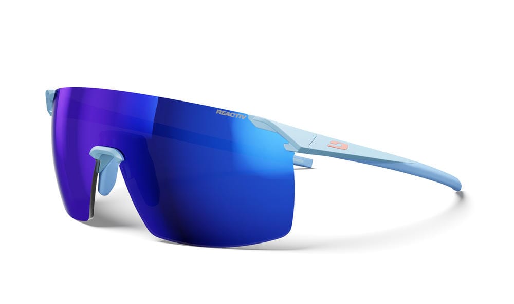 Julbo Faster M Sunglasses MATT - Light Blue REACTIV 1-3 HC One Size