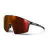 Julbo Edge Sunglasses MATT TRANSLUCENT - Black / Orange Reactiv 0-3 HC One Size