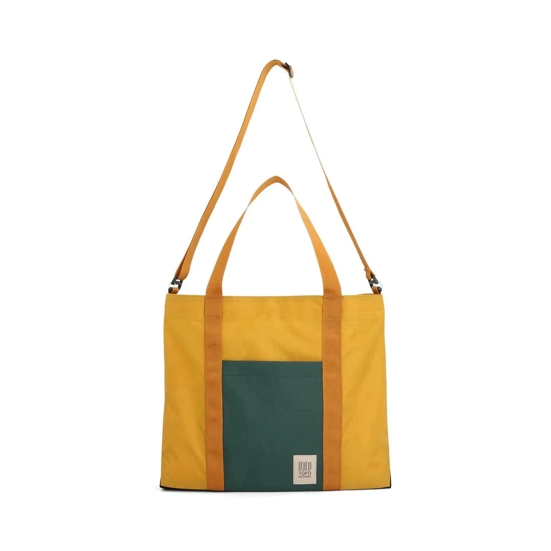 Topo Designs Mountain Essential Tote Mustard/Forest 