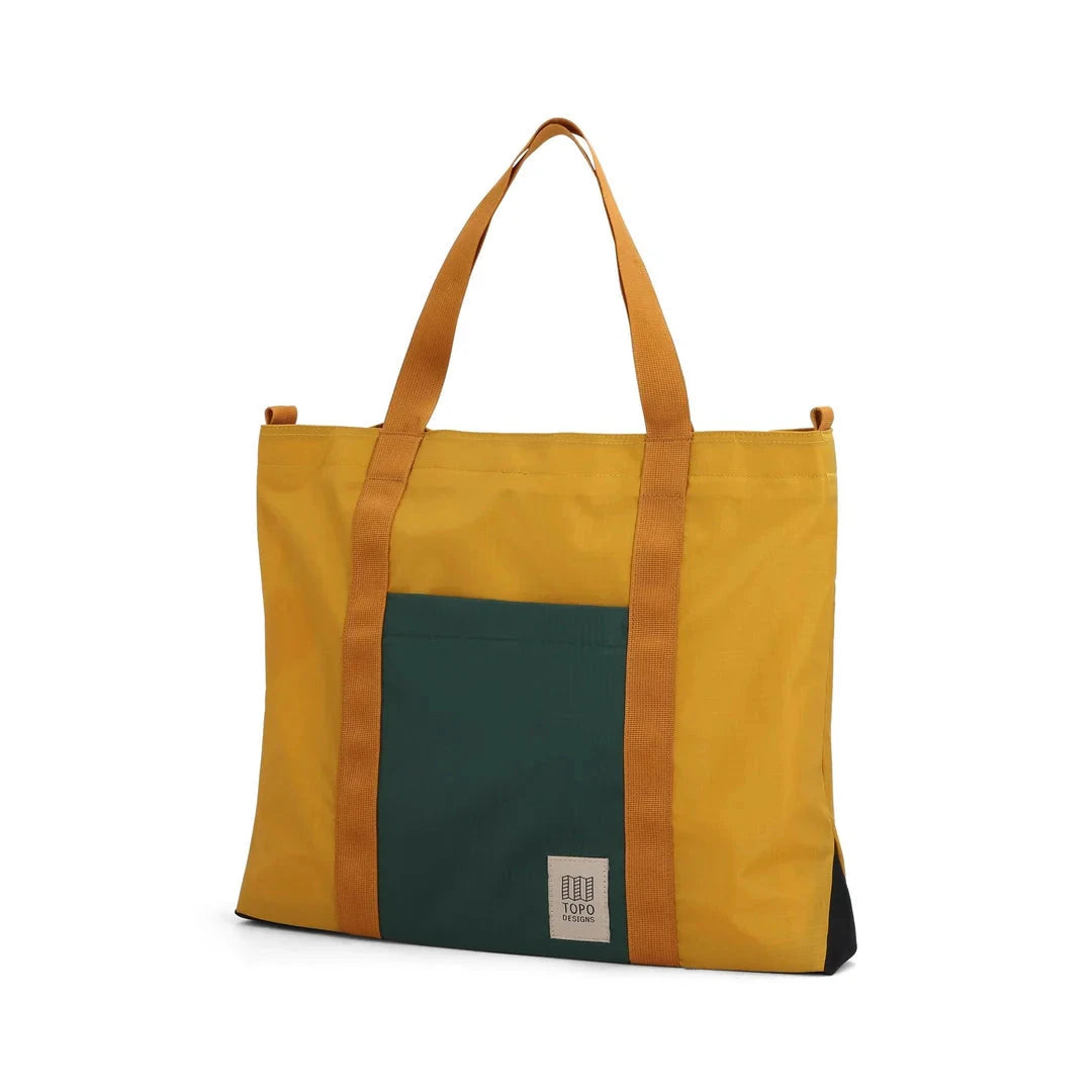 Topo Designs Mountain Essential Tote Mustard/Forest 