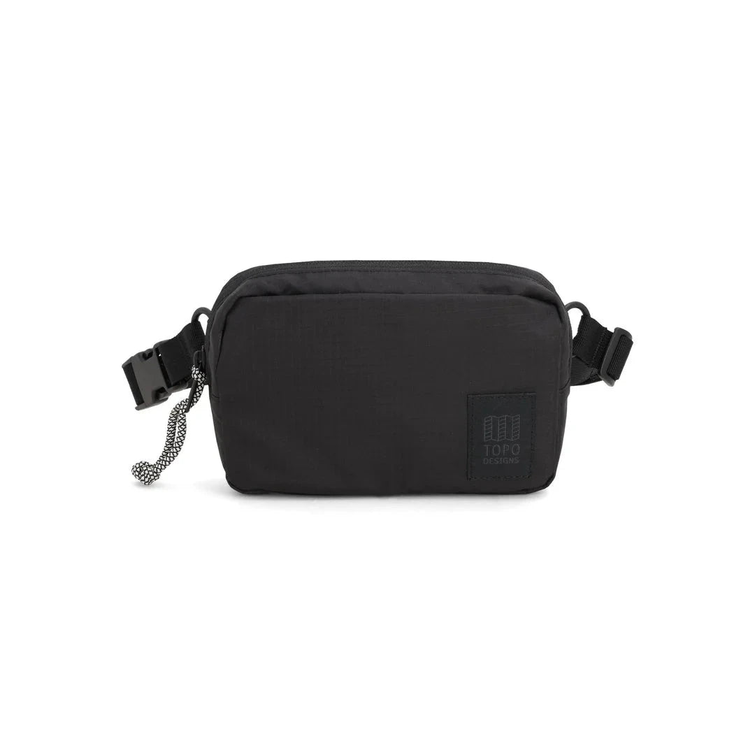 Topo Designs Ripstop Belt Bag Black 