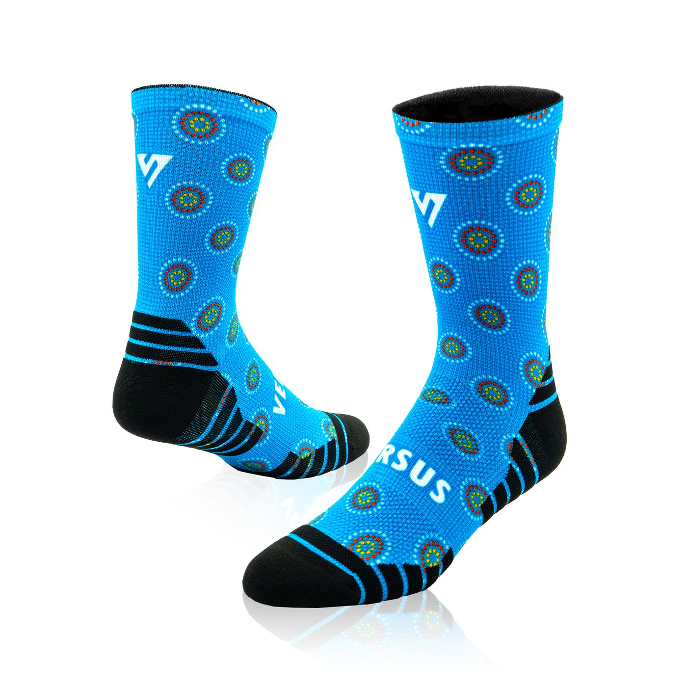 Versus Shweshwe Active Crew Socks Shweshwe 4-7 