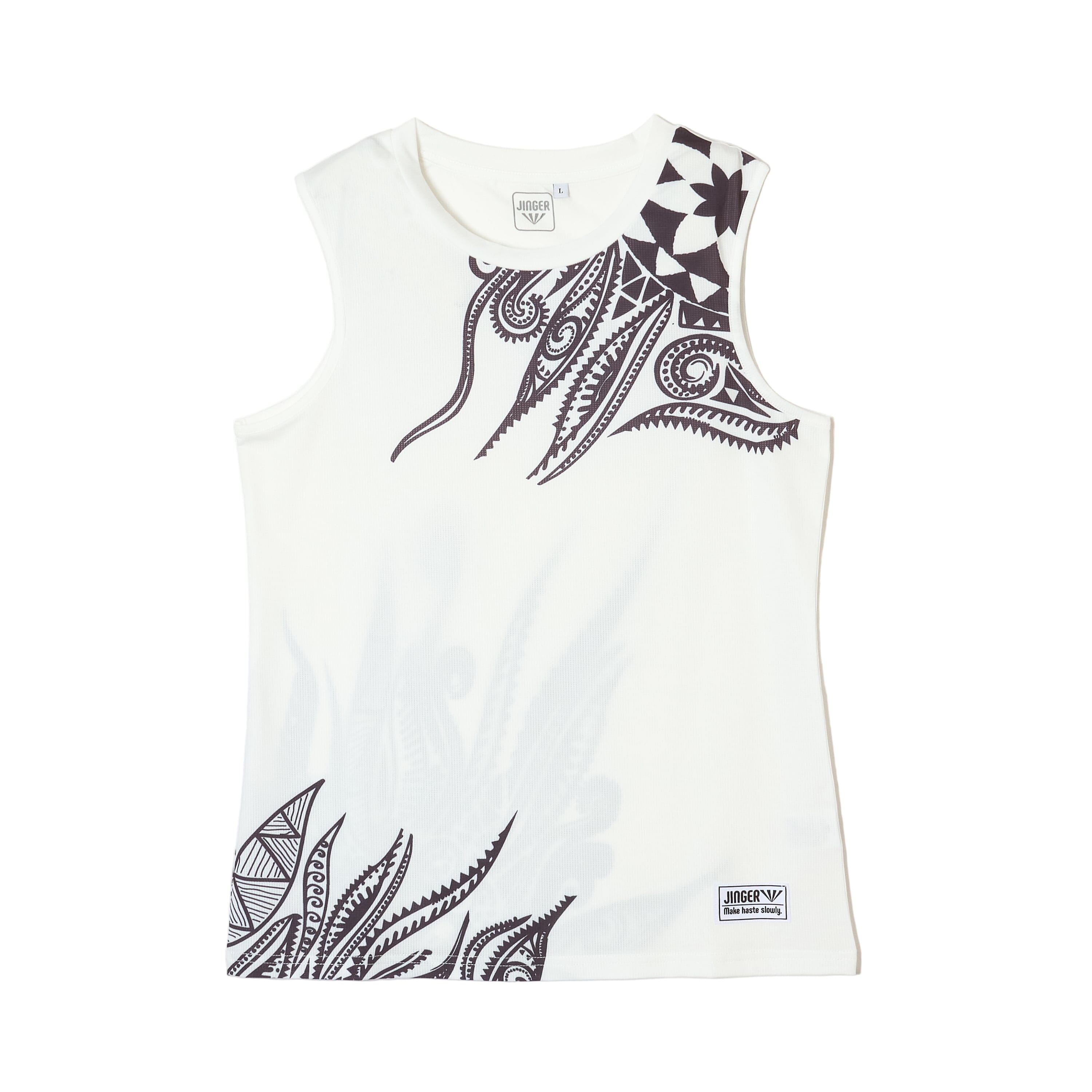 JINGER Women's Tanktop JF-6024 White S 