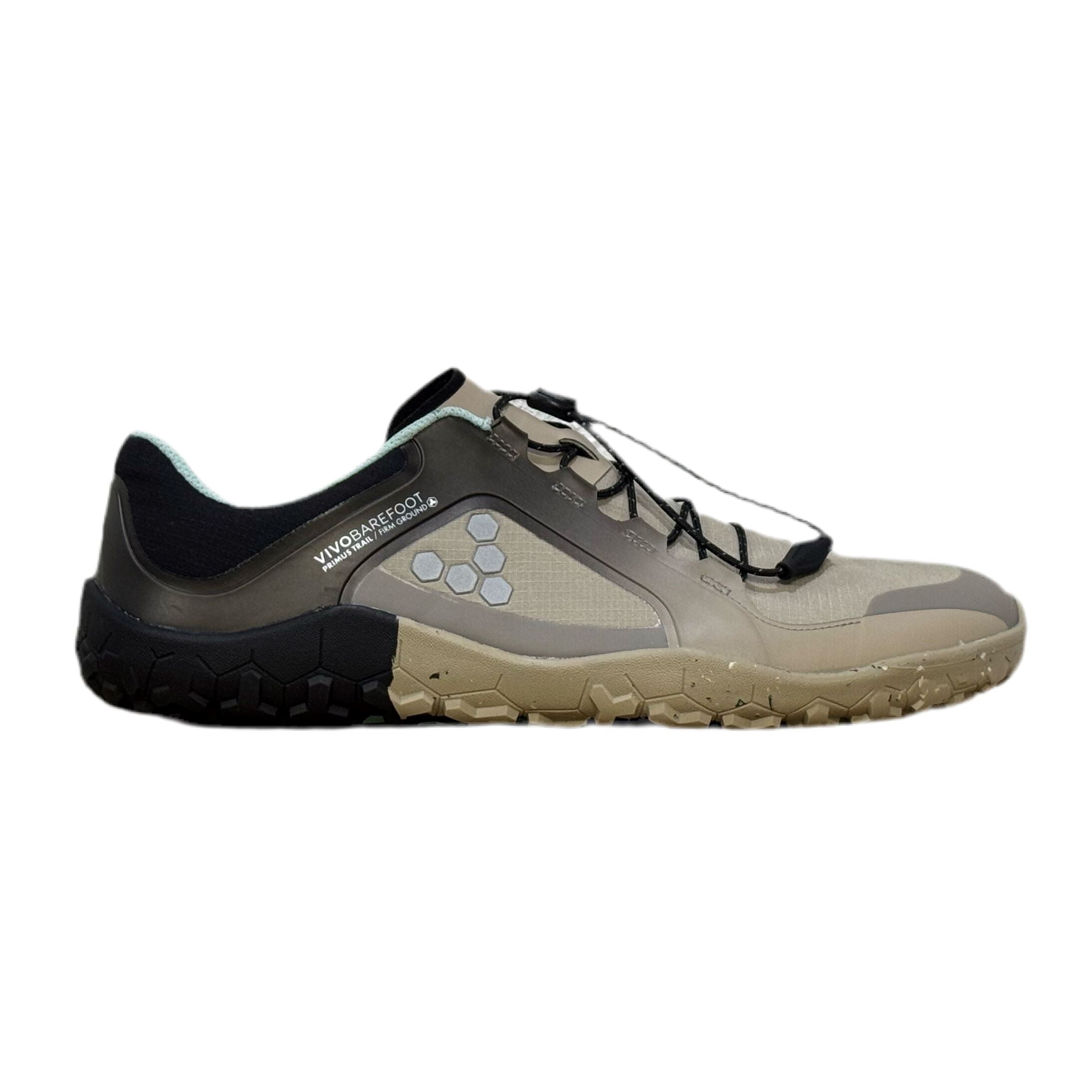 Vivobarefoot Primus Trail III All Weather FG Mens Barefoot Shoes Pebble US 9 EU 42 