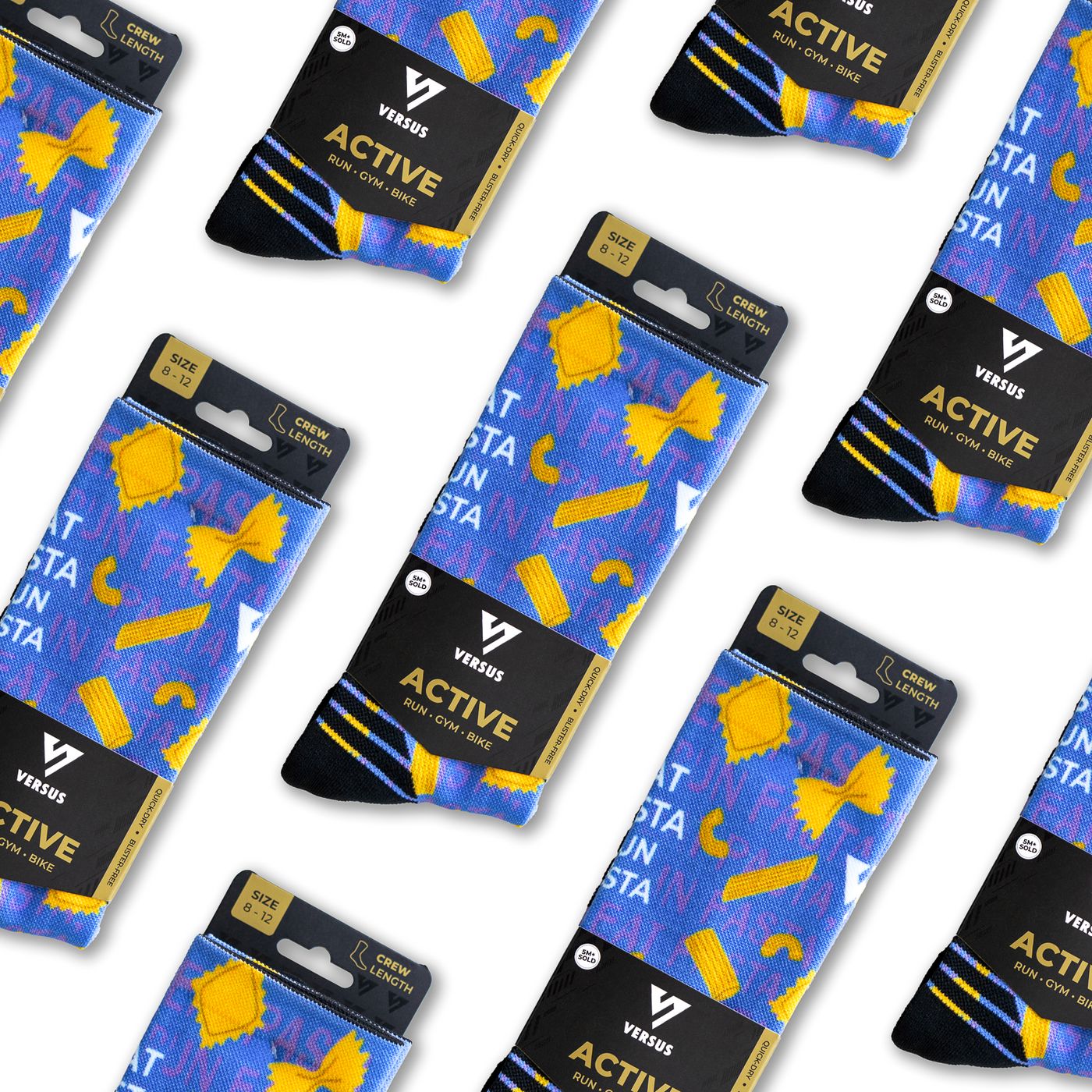 Versus Pasta Active Crew Socks 