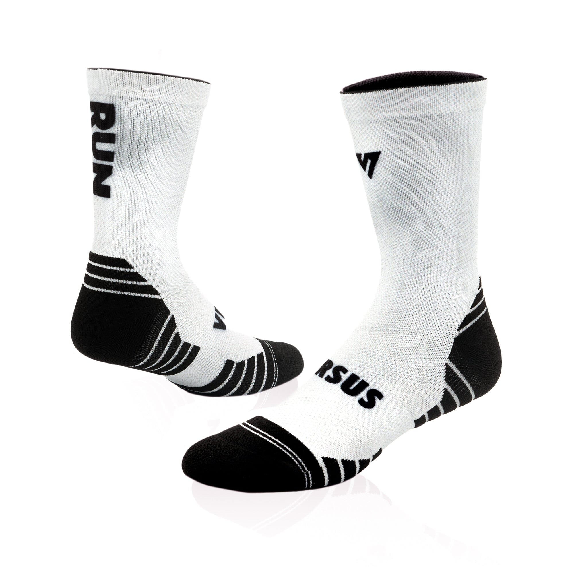 Versus RUN White Active Crew Socks RUN White 4-7 