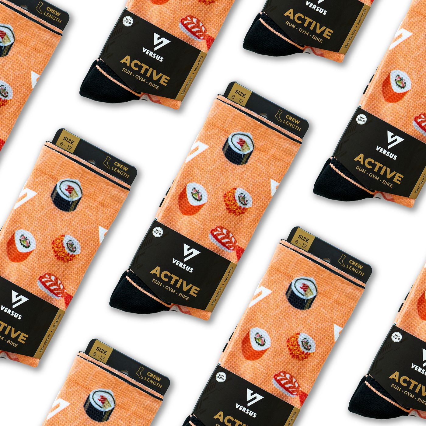 Versus Sushi Active Crew Socks 