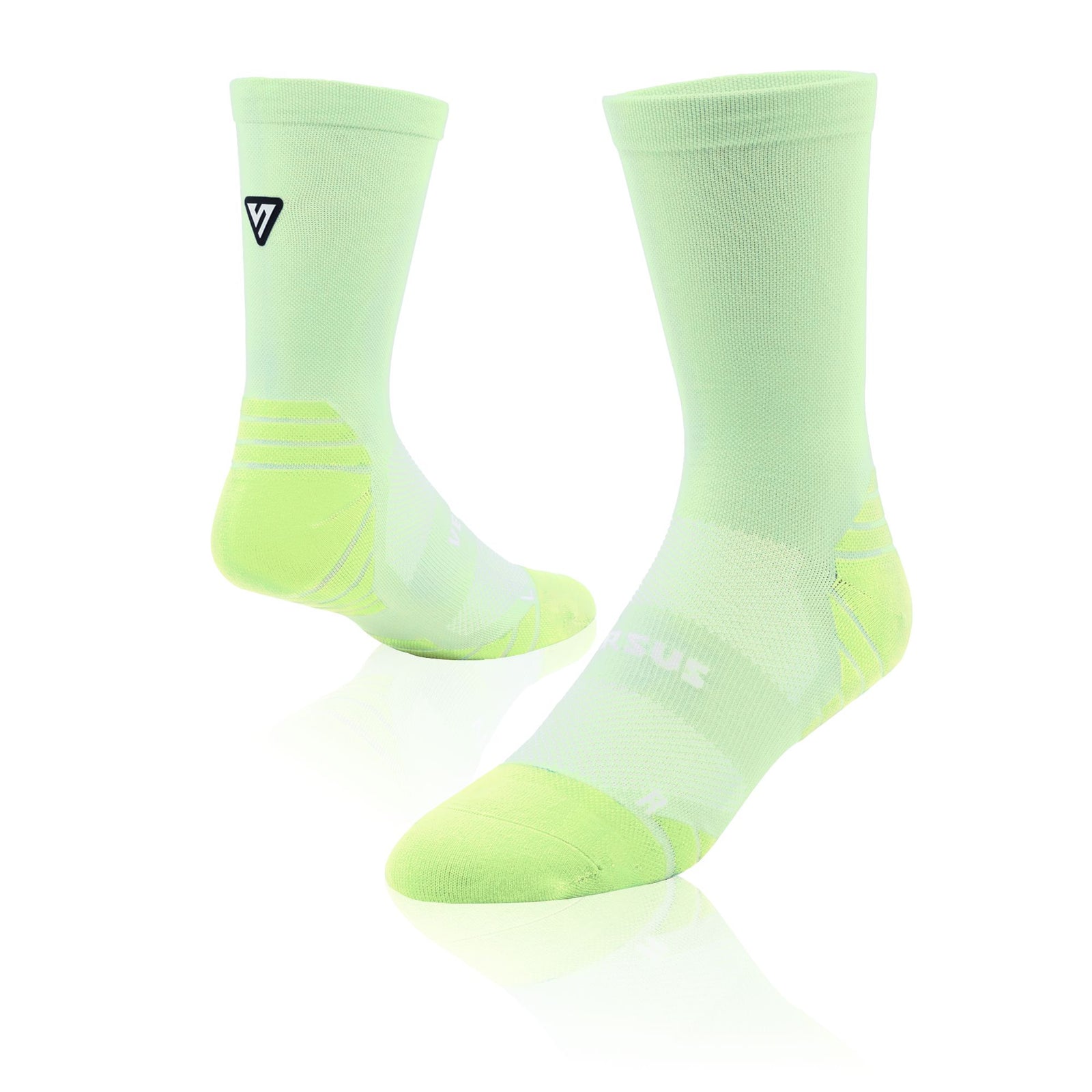 Versus Classic Lime Active Crew Tab Socks Classic Lime 4-7 