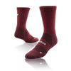 Versus Classic Maroon Active Crew Tab Socks Classic Maroon 4-7 