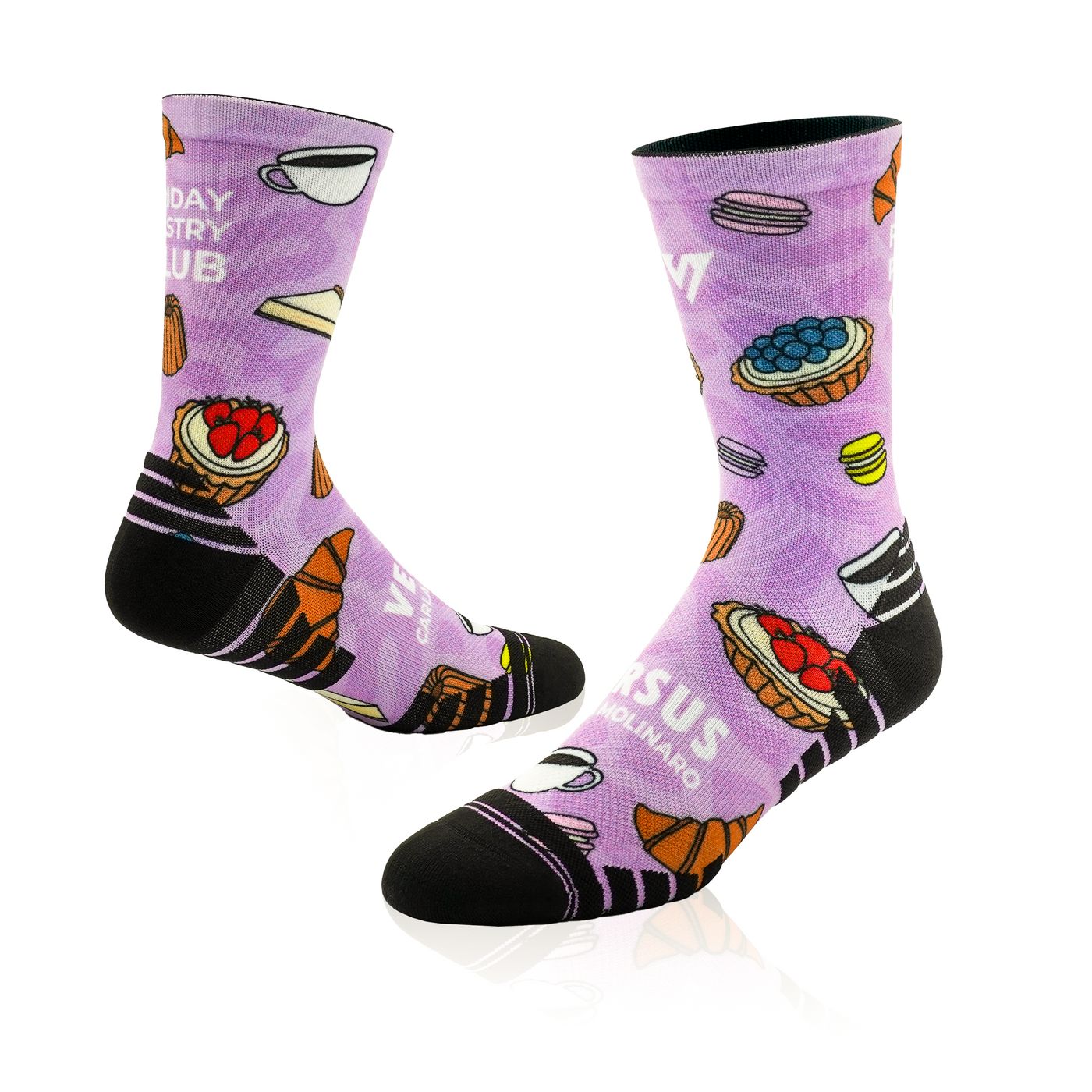 Versus Friday Pastry Club Active Crew Socks Friday Pastry Club 4-7 