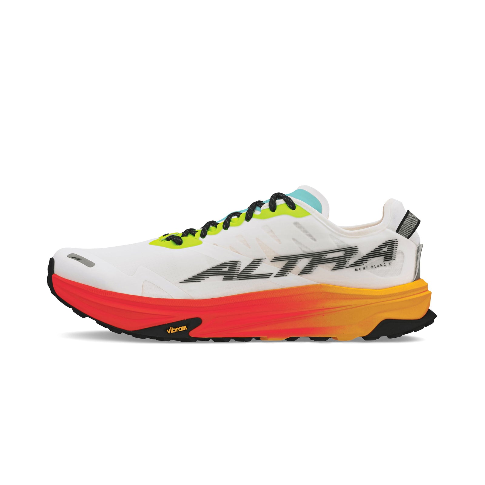 Altra 男士 Mont Blanc Carbon 越野跑鞋 - 白色/橙色