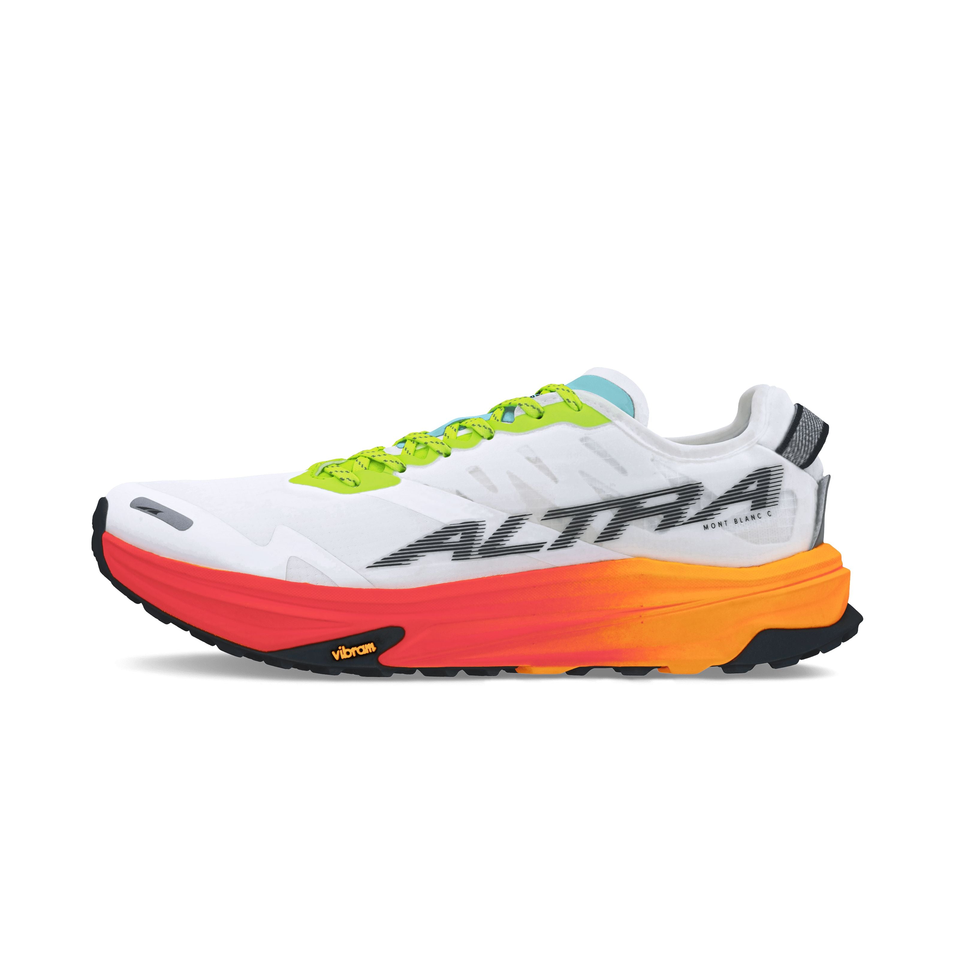 Altra Women's Mont Blanc Carbon Trail Running Shoes White/Orange US 6.5 | EU 37.5 | UK 4.5 