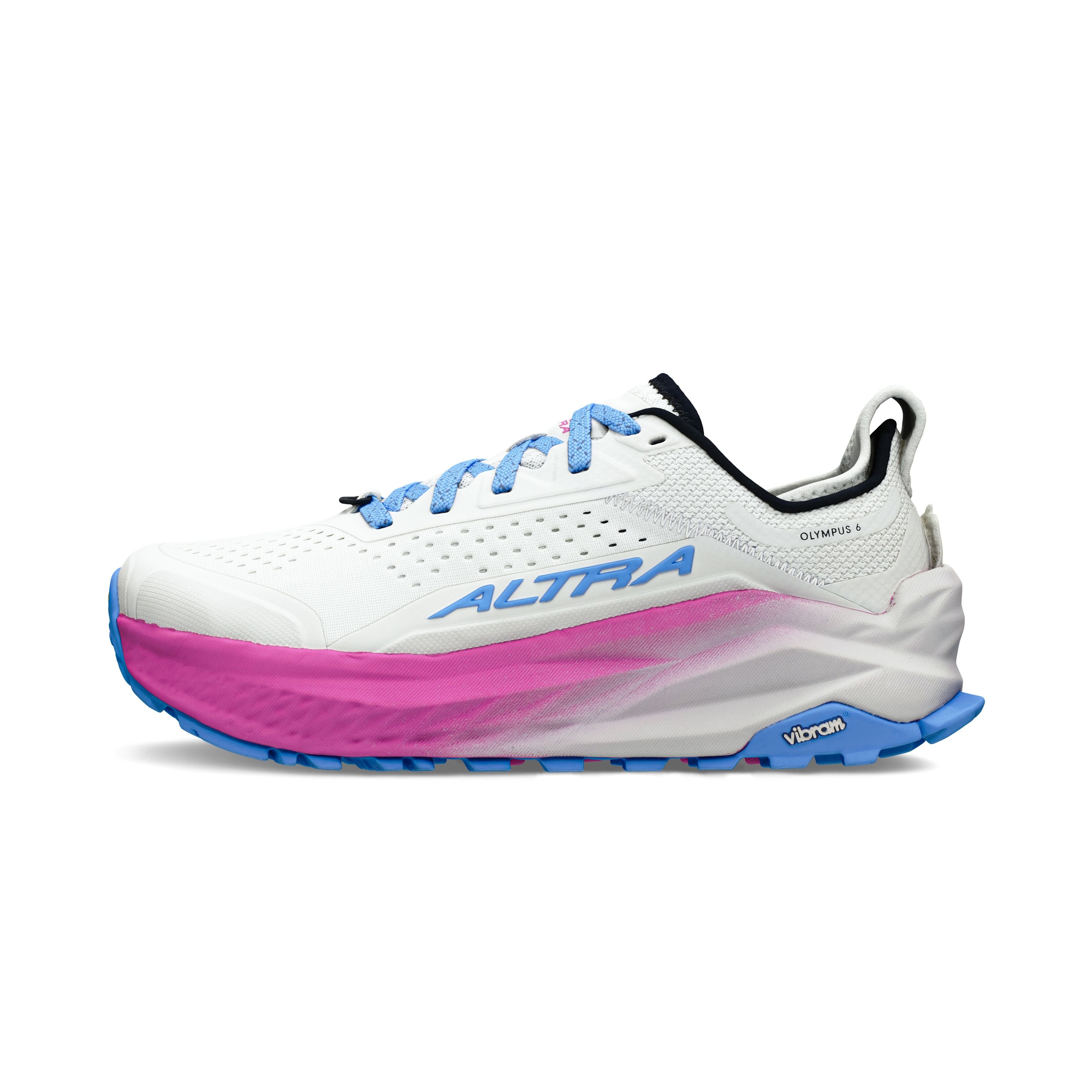 Altra Women's Olympus 6 Trail Running Shoes White/Blue US 5.5 | EU 36 | UK 3.5 