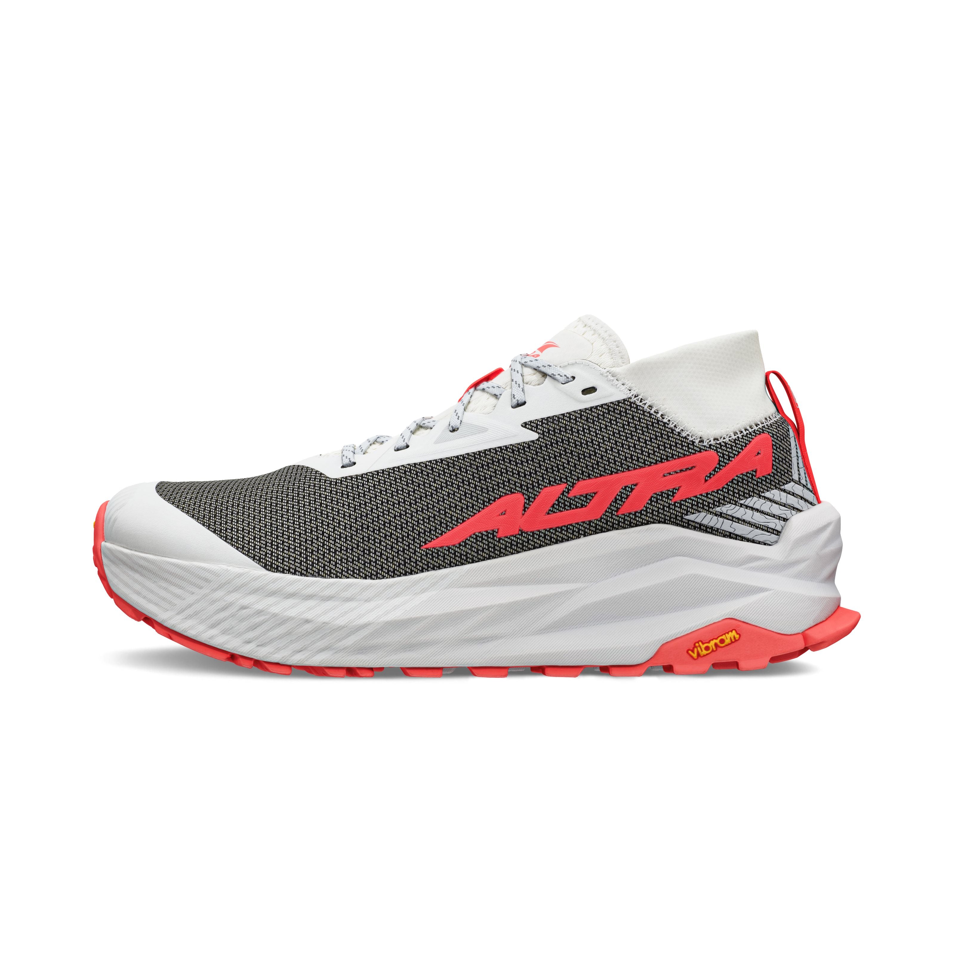Altra Women's Olympus 275 Trail Running Shoes White/Coral US 6 | EU 37 | UK 4 