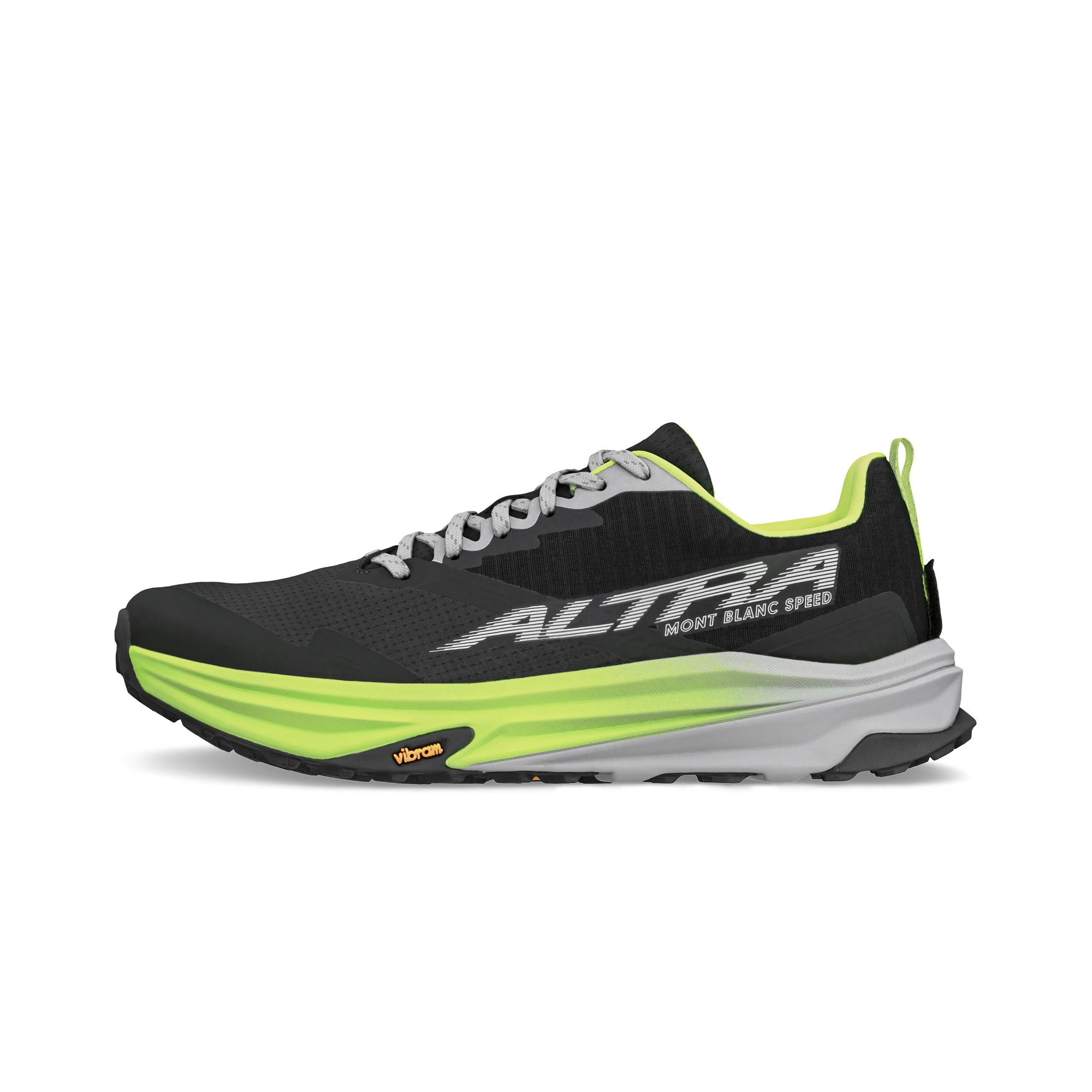 Altra Men's Mont Blanc Speed Trail Running Shoes Black/Lime US 8.5 | EU 42 | UK 7.5 