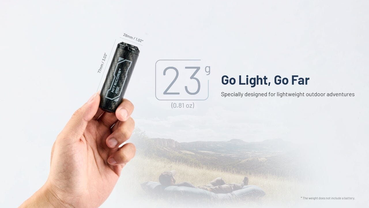 Nitecore AP05C Ultra Lightweight Carbon Fiber Air Pump 