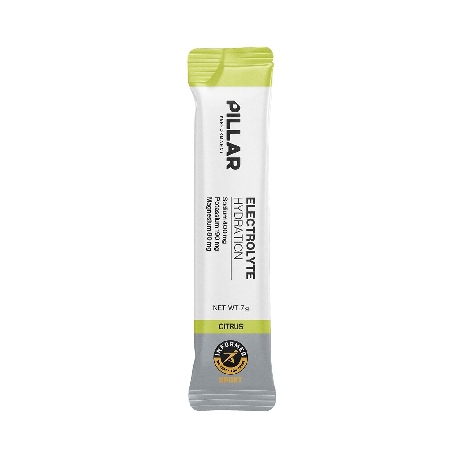 PILLAR Electrolyte Hydration Citrus Sachet (1 serve) 
