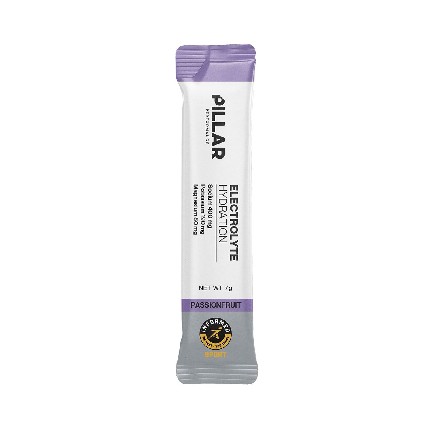 PILLAR Electrolyte Hydration Passionfruit Sachet (1 serve) 