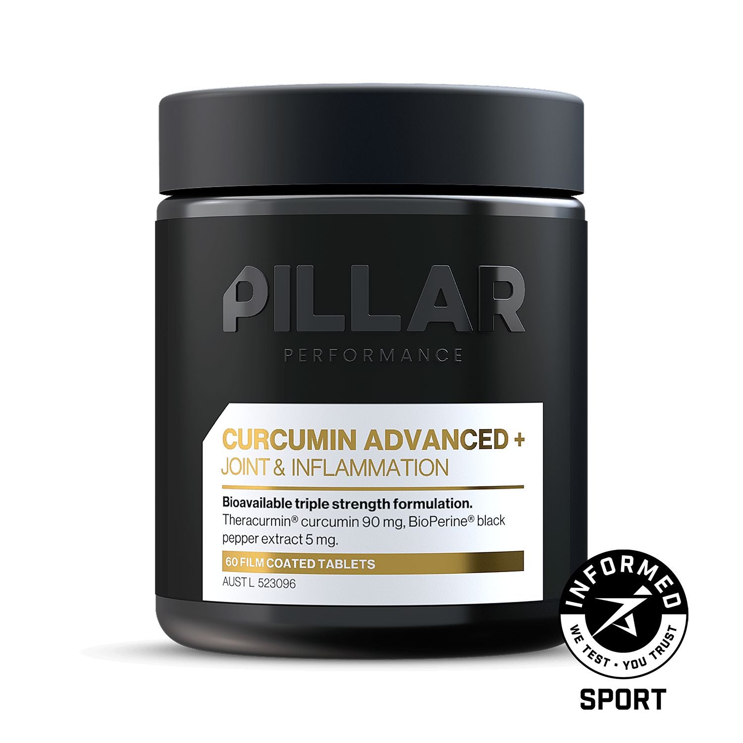PILLAR Curcumin Advanced+ 60 Tablets 