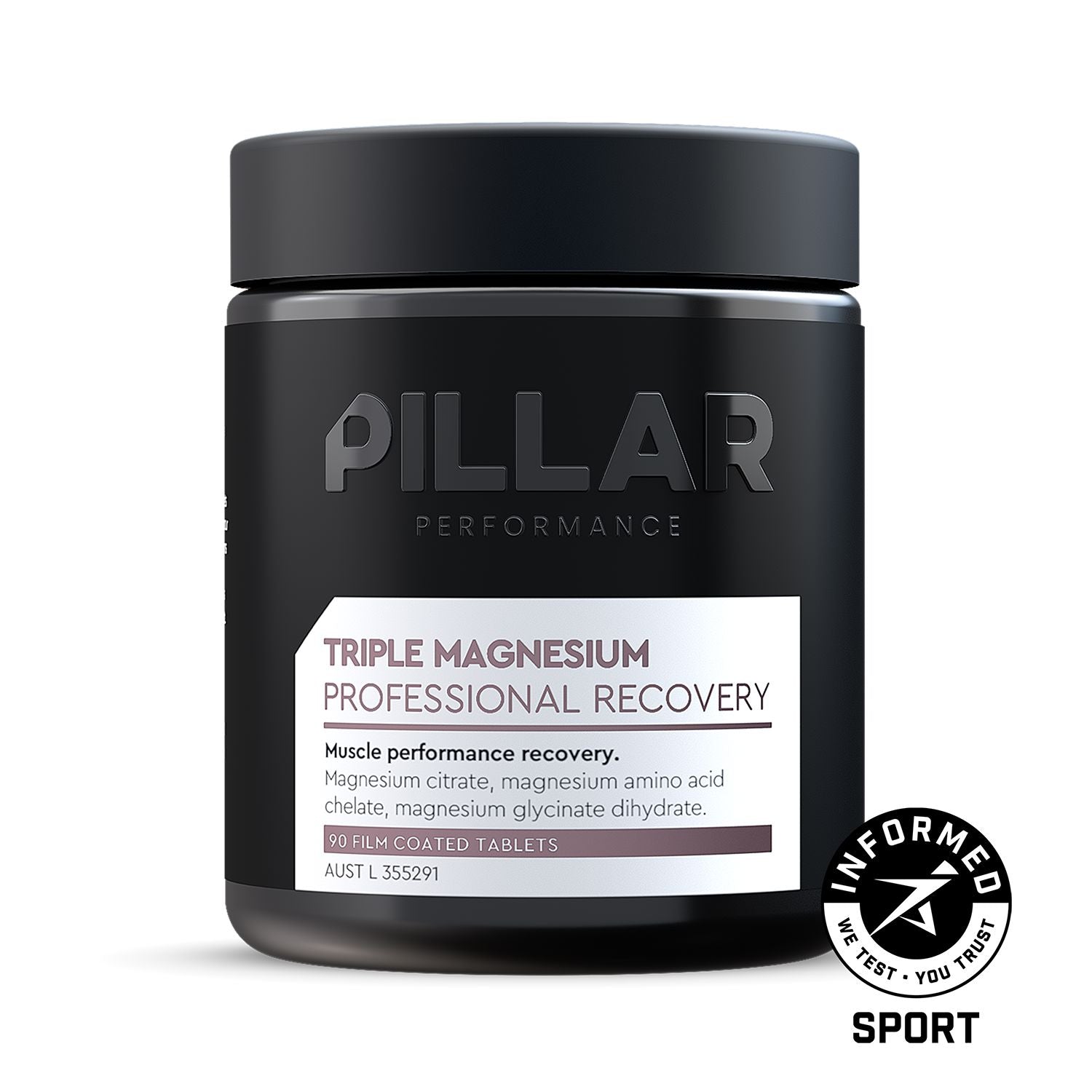 PILLAR Triple Magnesium Tablets (90 Tabs) 