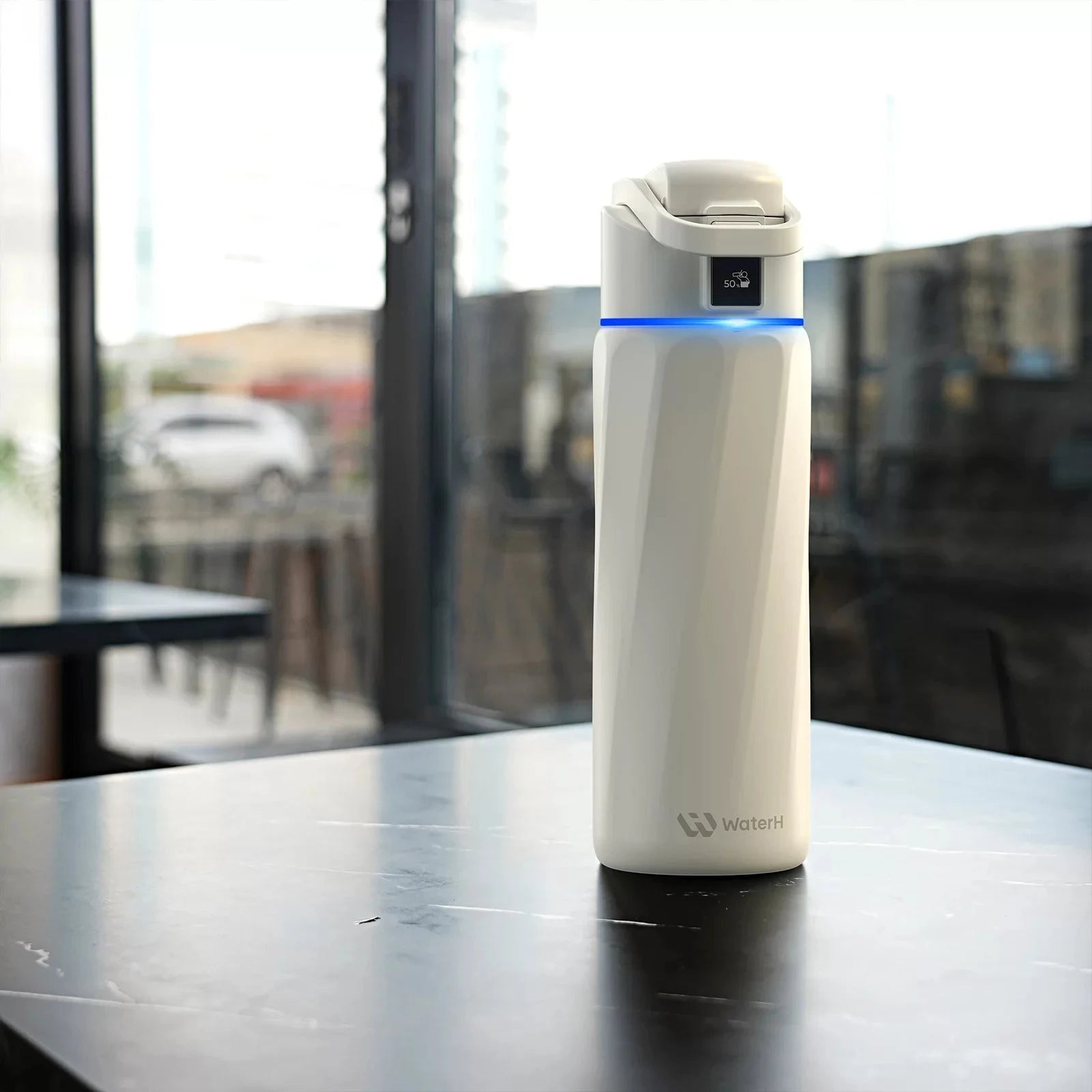 WaterH Boost Smart Water Bottle: 24 oz Hydration Tracker with APP & Insulation 