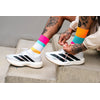 Incylence Running Bands Cyan Orange Socks 