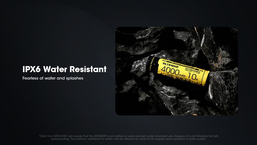 Nitecore NL1840HP 4000mAh Rechargeable 18650 Battery 