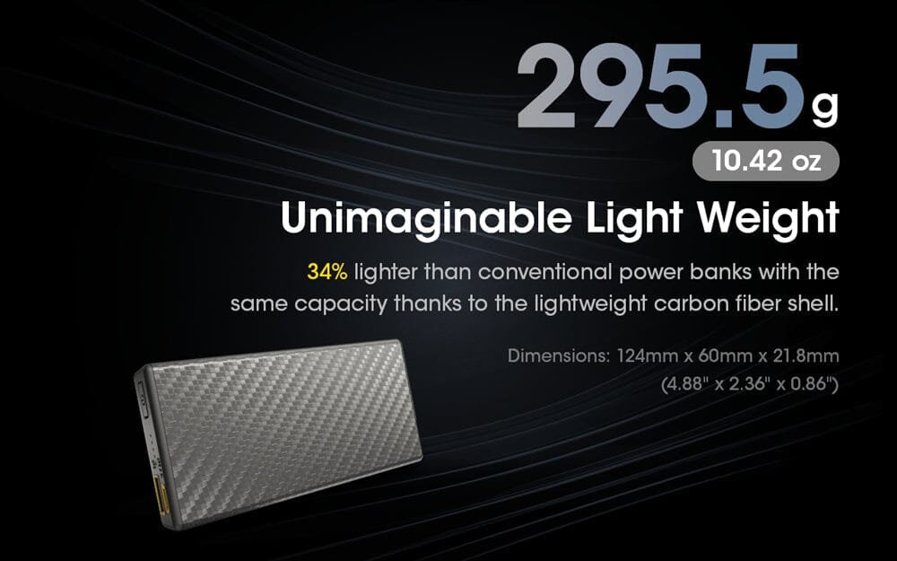 Nitecore Carbo 20000 Lightweight QC 20000mAh Power Bank 