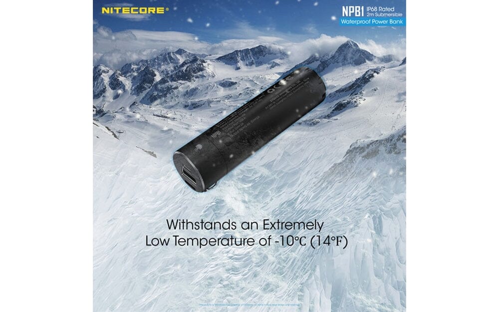 Nitecore NPB1 5000mAh Waterproof Power Bank 