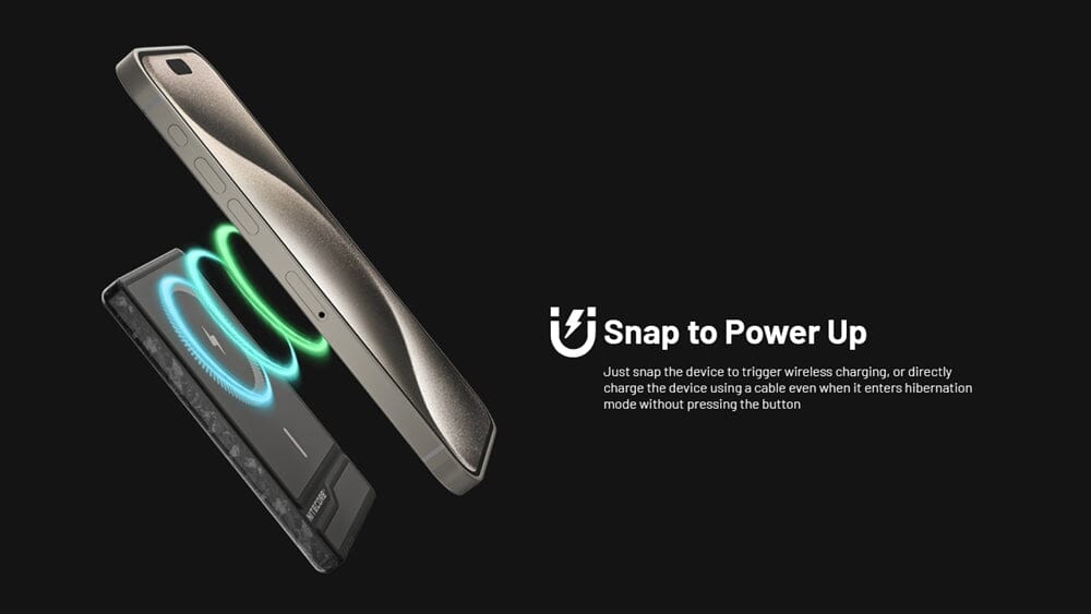 Nitecore NW5000 Magnetic Wireless Charging and USB-C 5000mAh Power Bank 