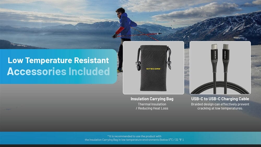 Nitecore Summit 10000 10,000mAh Power Bank for Low Temperatures 