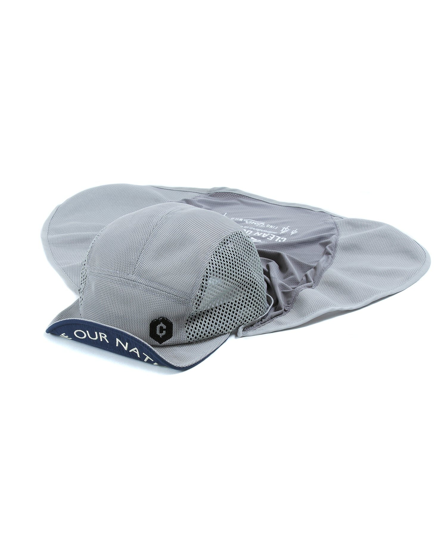 Clef Fresco Long Shade Cap BC004 Gray REGULAR 57-60cm 
