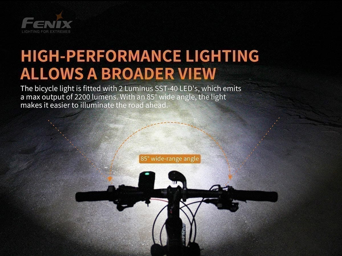 Fenix BC30 V2.0 Bike Light + BC05R V2.0 Taillight 