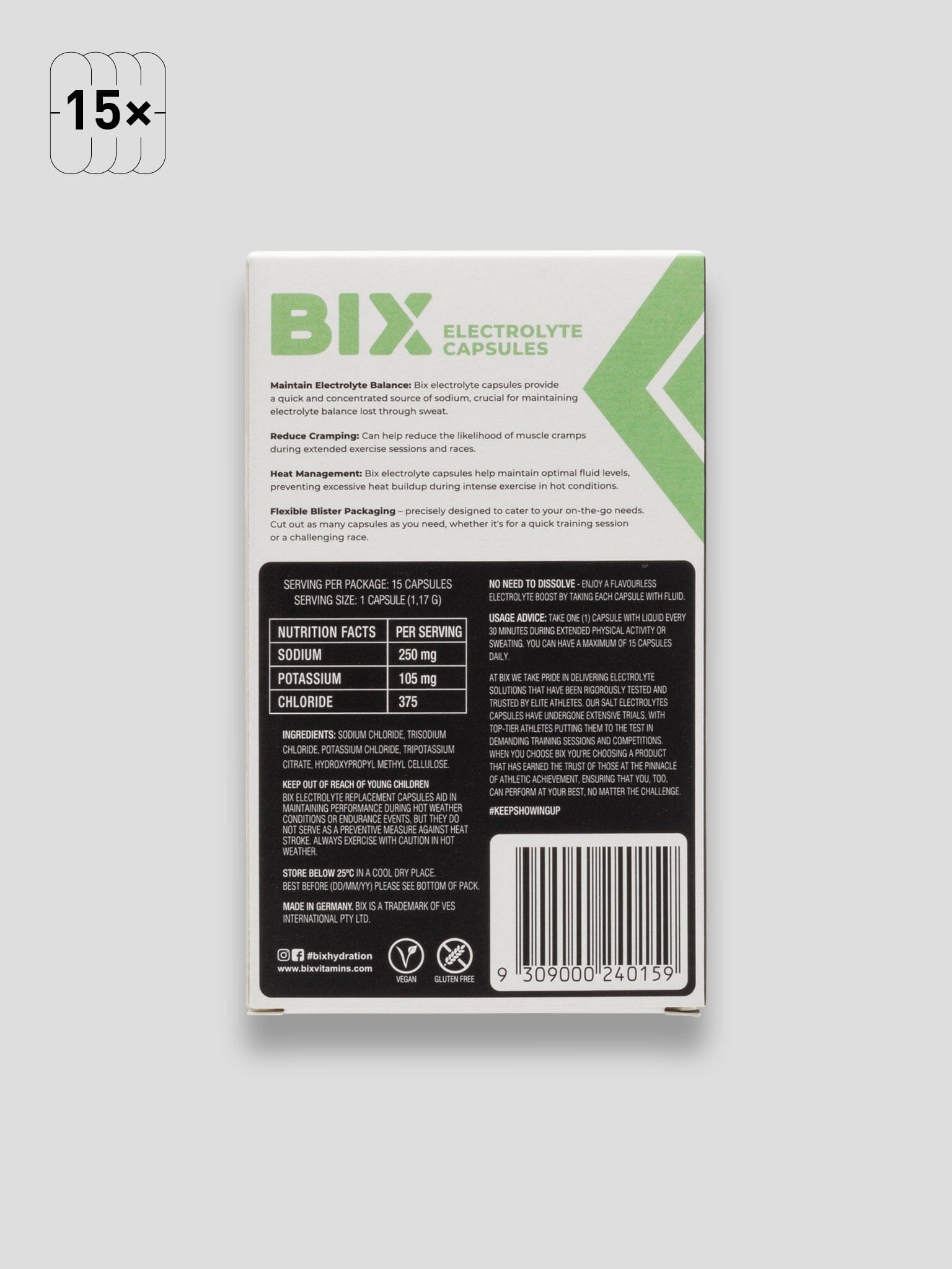 Bix Salt Electrolyte Caps 