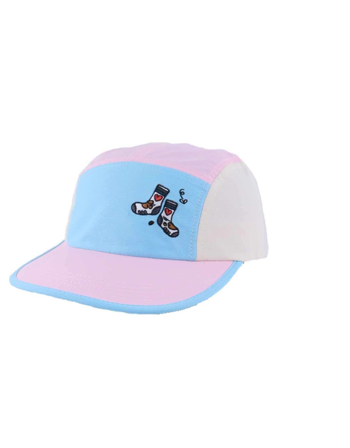 BV Sport "DBDB" 5 Panel Cap Pastel Rose One Size 