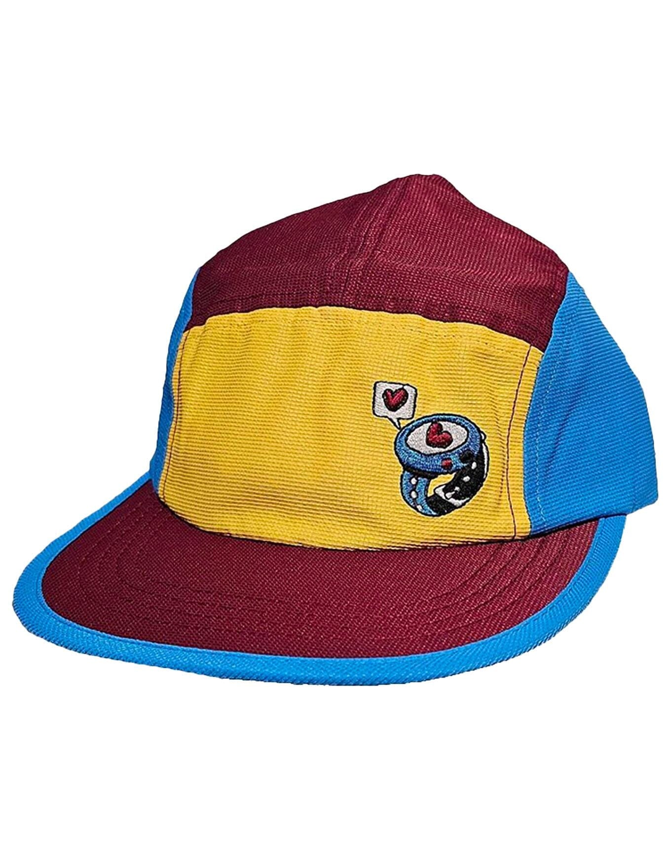 BV Sport "DBDB" 5 Panel Cap Retro Bordeaux One Size 