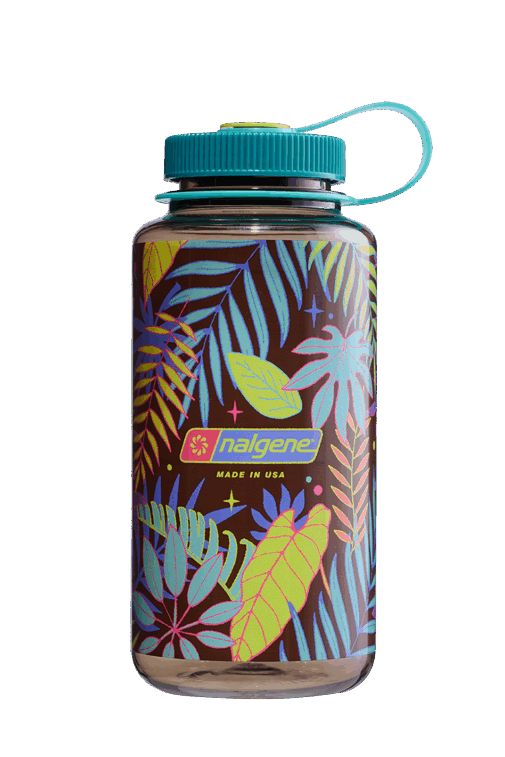 Nalgene 32oz Wide Mouth Sustain Water Bottle - Ferns