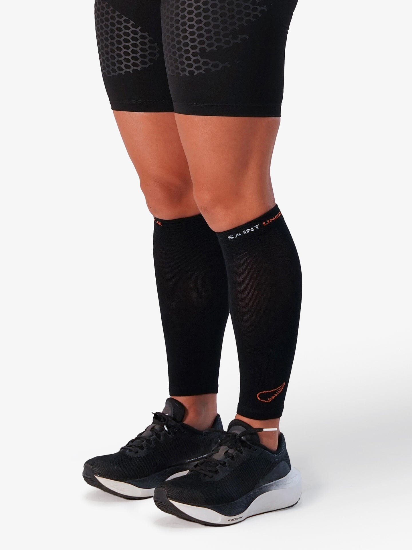 SA1NT Unisex Compression Calf Sleeves Black XS 