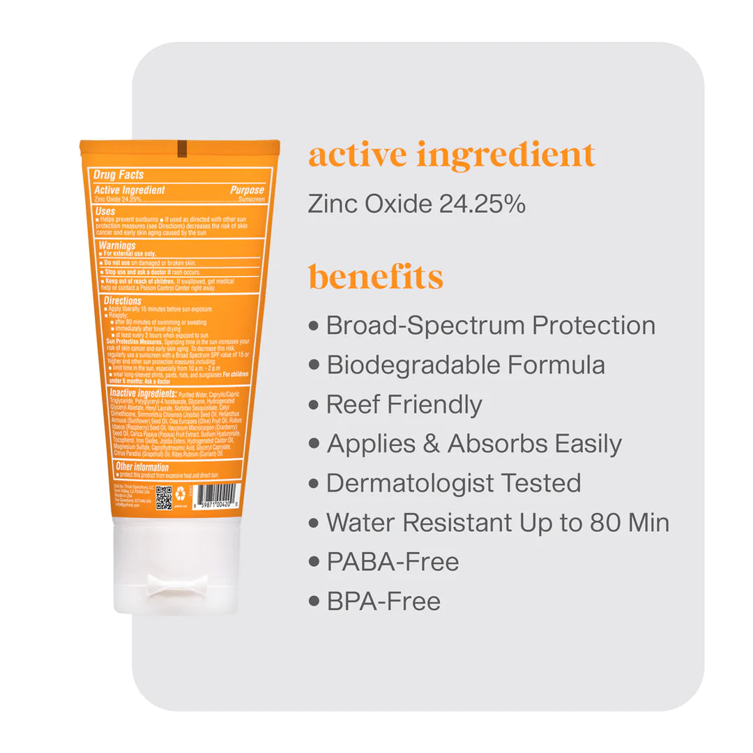 Think Everyday SPF30 Face Sunscreen 2oz - Naturally Tinted 